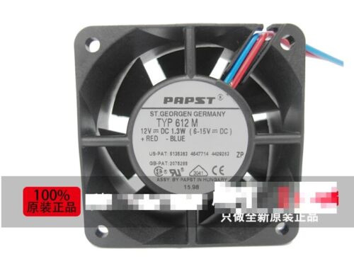 1Pc New Typ612M 6025 12V Fan
