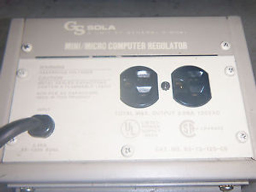 Sola MCR250 ELectric Transformer 63-13-125-05