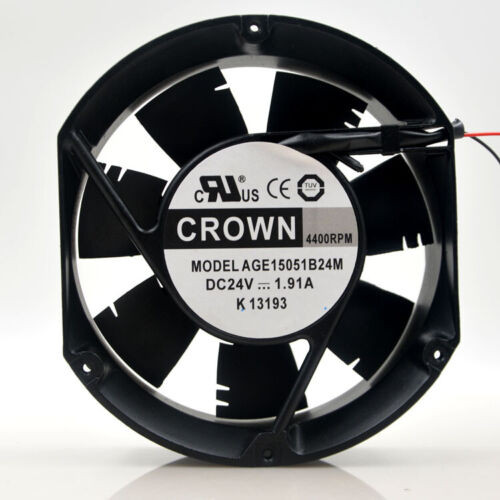 1Pc Crown Age15051B24M 24V 17251 Ball Large Air Volume Inverter Fan