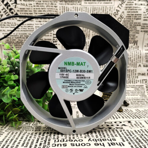 1Pc Nmb-Mat 5915Pc-12W-B30-Sm1 115V 50/60Hz 40/38W Metal Frame Cooling Fan