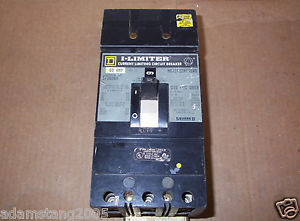 SQUARE D IF IF36060 3 POLE 60 AMP 600V CIRCUIT BREAKER GRAY LABEL