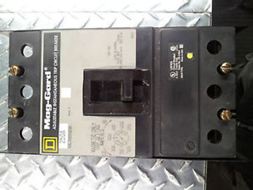 Square D KAL3625025M Mag-Gard Adjustable Trip Circuit Breaker 250 Amp 600V