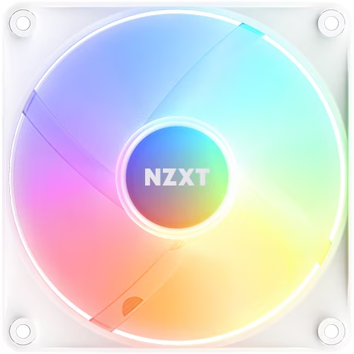 Nzxt F120 Rgb Core White 120Mm (3Pack/Controller) "Express Ship"
