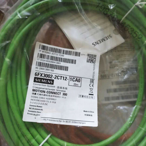 Siemens V90 Encoder Cable 6Fx3002-2Ct12-1Ca0 20M