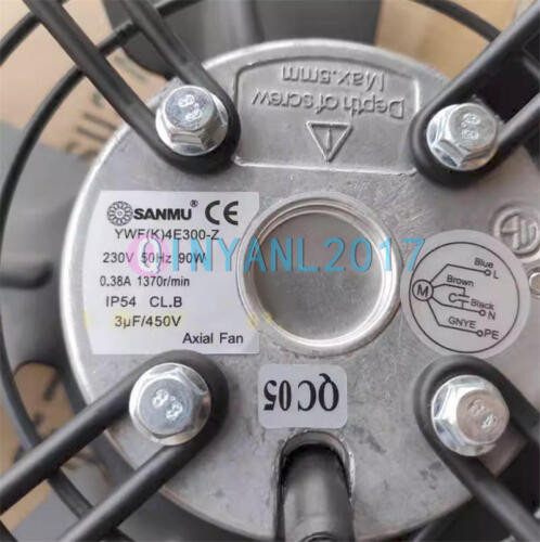 New 1Pcs For Sanmu External Rotor Axial Flow Fan Ywf(K)4E300-Z 230V