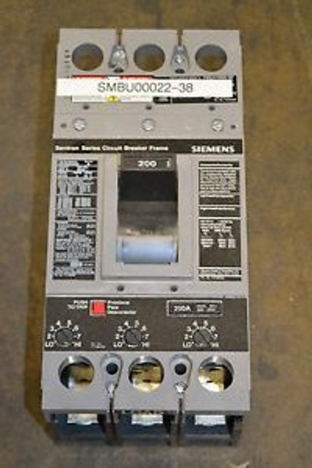 Siemens Sentron Series HFD63F25 250 AMP Circuit Breaker 1 Year Warranty