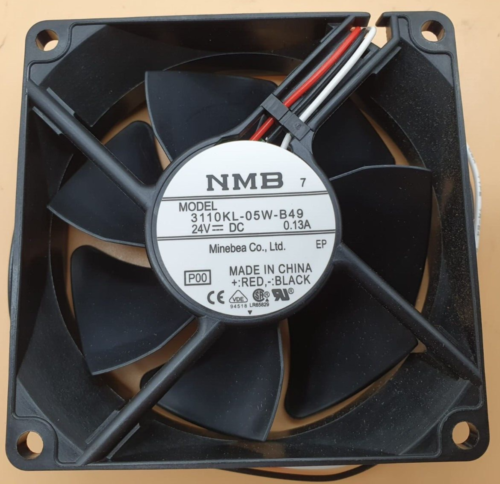 Box Of 40 Nmb 3110Kl-05W-B49 8025 8Cm 24V 0.13A 3-Wire Inverter Cooling Fan