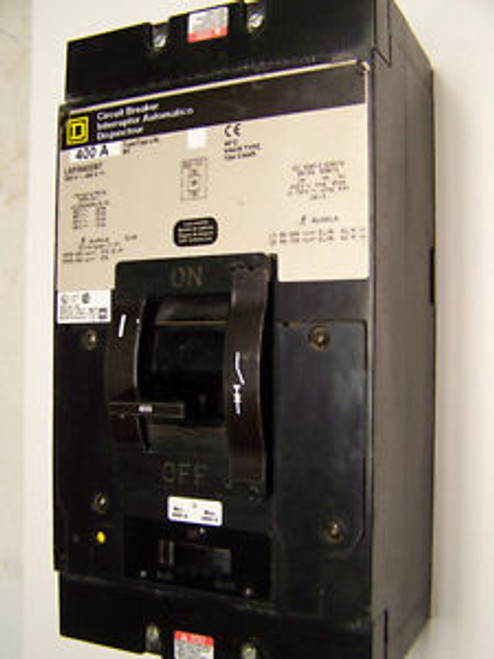 SQUARE D 400 AMP 3 POLE BREAKER   LAP36400MT    R-18A