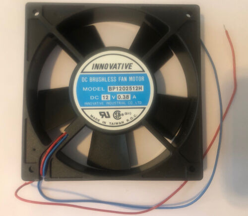 Innovative 1Pc  Bp1202512H 12V 0.38A 12Cm 12025 2-Wire Cooling Fan Brand New