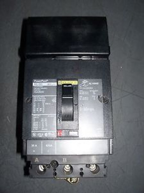 SQUARE D POWERPACT CIRCUIT BREAKER CAT HGA36035 35A/600V/3POLE