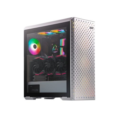 Xpg Defender Pro Mid-Tower Atx Mesh Front Panel Rgb Effect Efficient Airflow ...