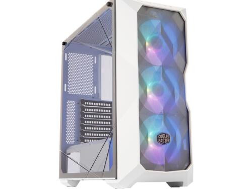 Cooler Master Masterbox Td500 Mesh White Airflow Atx Mid-Tower With Polygonal M