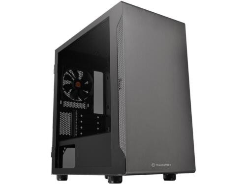 Thermaltake S100 Tg Ca-1Q9-00S1Wn-00 Black Spcc / Tempered Glass Micro Chassis