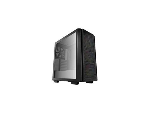 Deepcool Cg560 Mid-Tower Atx Case, Mesh Front Panel For High Airflow, Three