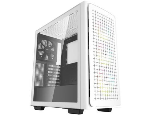 Deepcool Ck560 Wh Mid-Tower Atx Case, Airflow Front Panel, Full-Size Tempered