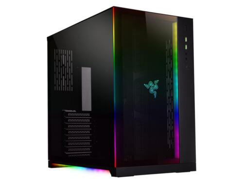 Lian Li Dynamic Razer Edition Black Secc Atx Mid Tower Gaming Computer Case