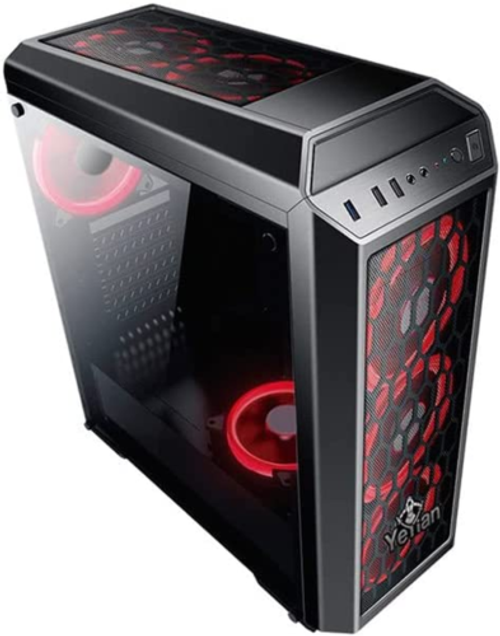 Blade 2101 Gaming Pc Case, Acrylic Mid Tower Atx/Micro Atx, 1 Rgb Led Fans, Spcc