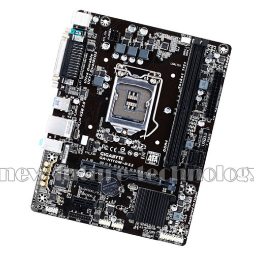 Gigabyte Ga-H110M-Ds2 Micro Atx Lga 1151 Usb 3.0 Intel H110 Ddr4 Motherboard