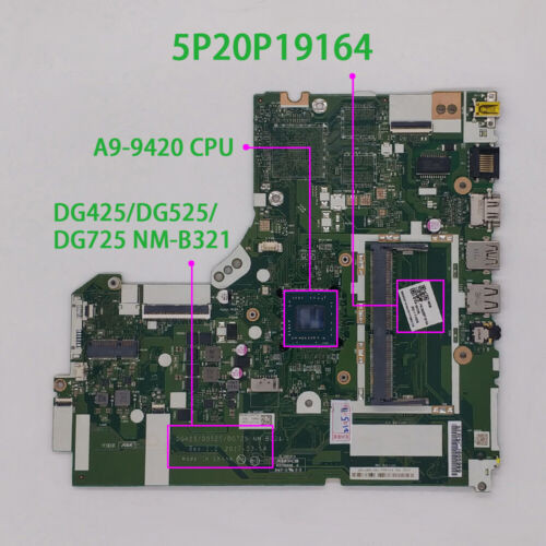 For Lenovo Laptop 320-15Ast 320-15Ikb With A9-9420 Cpu Motherboard 5P20P19164