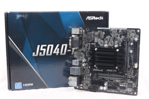 Asrock J5040-Itx Mini Itx Motherboard [Integrated Cpu]  [Ddr4 Sodimm]