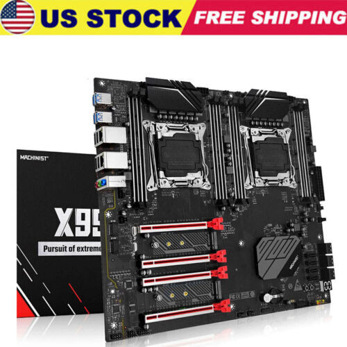 Lga 2011-3 X99 Motherboard Dual Nvme M.2 Support Usb 2.0 Usb 3.0 Dual Cpu Ddr4