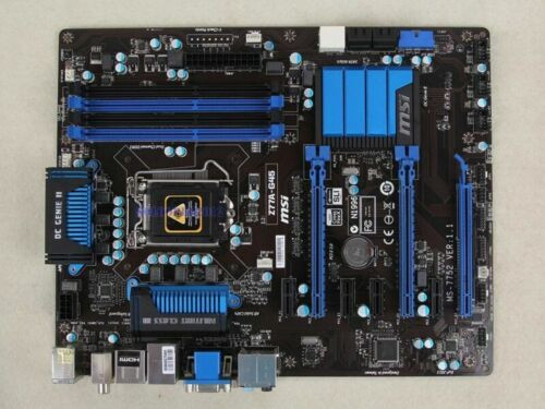 Msi Z77A-G45 Motherboard Ms-7752  Intel Z77 Ddr3 Lga 1155/Socket H2