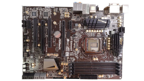 Asrock Z77 Extreme4 Intel Z77 Mobo Lga 1155 Ddr3 No Front I/O Panel W/Heat Sink