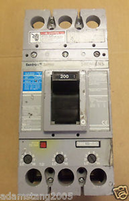 ITE Siemens FXD6-A 3 pole 200 amp 600v FXD63B200 Circuit Breaker FXD CHIPPED