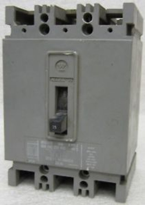 WESTINGHOUSE  HFB2015  600 VAC  15 Amp  2 Pole CIRCUIT BREAKER