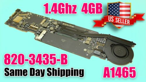 Genuine Apple Macbook Air 11" Logic Board 820-3435 1.4Ghz 4Gb 2013 2014 A1465