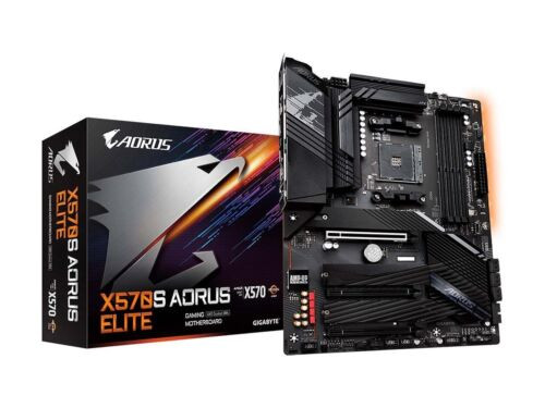 Gigabyte X570S Aorus Elite Pcie 4.0 Sata 6Gb/S Usb 3.2 Amd X570S Atx Motherboard