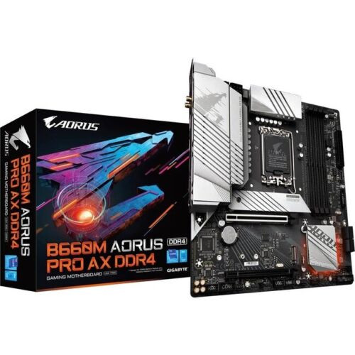 Aorus Ultra Durable B660M Pro Ax Lga-1700 Ddr4 Atx Gaming Desktop Motherboard