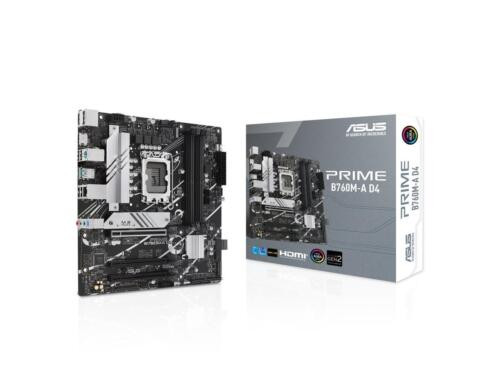 Asus Prime B760M-A D4 Intel B760 (Lga 1700)(13Th And 12Th Gen)  Matx Motherboard