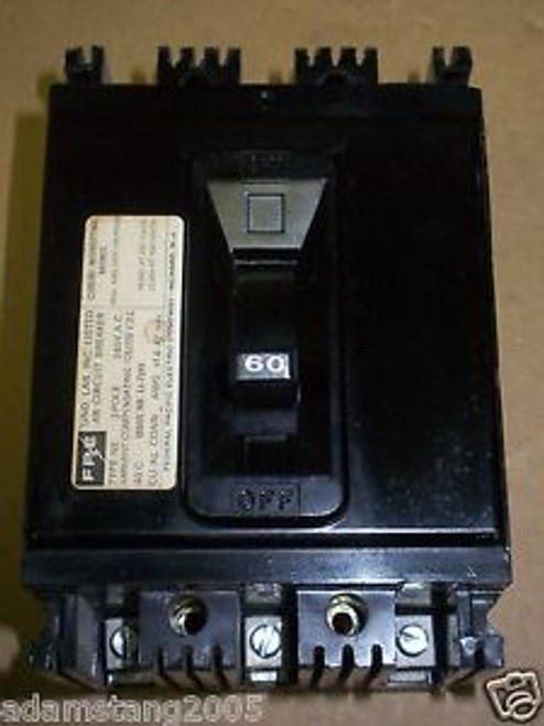 Federal Pacific FPE NE NE233060 60 amp 3 pole 240v Circuit Breaker