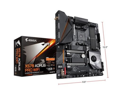 Gigabyte X570 Aorus Pro Wifi Amd Pcie 4.0 Sata 6Gb/S Usb 3.2 Atx Motherboard