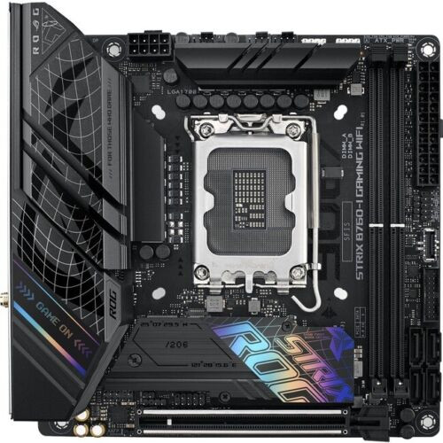 Asus Rog Strix B760-I Wifi Lga-1700 Ddr5 Mitx Desktop Motherboard