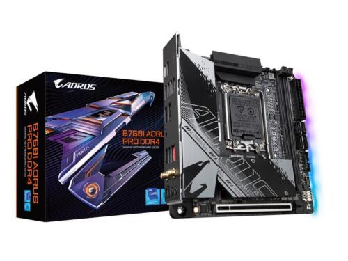 Gigabyte B760I Aorus Pro Ddr4 Lga 1700 Intel B760 Mini-Itx Motherboard With