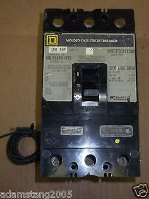 Square D KAL 3 pole 150 amp KAL361501021 Circuit Breaker KAL36150-1021 CHIPPED