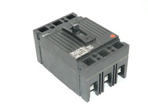 Used TED136080 GE General Electric 3 pole 600 volt 80 amp Circuit Breaker