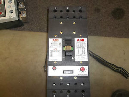 ABB 300 AMP BREAKER WITH SHUNT TRIP AND AUX LUG TO LUG