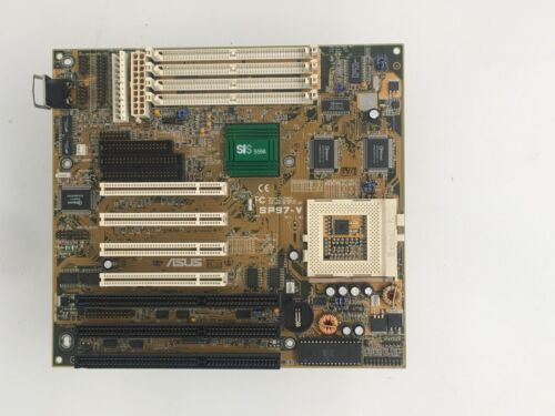 Asus Motherboard At Sp97-V, Rev 1.02, At, 3X Isa, 4X Pci