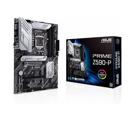 Asus Prime Z590-P Motherboard Intel Z590 Lga 1200 Atx Ddr4 Dimm Usb3.2 128Gb