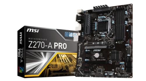 Msi Z270-A Pro Lga 1151 Intel Motherboard - ‎Ms-7A71