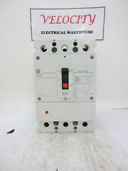 GENERAL ELECTRIC FBN36TE060RV 3 POLE 60 AMP 600 VOLT CIRCUIT BREAKER