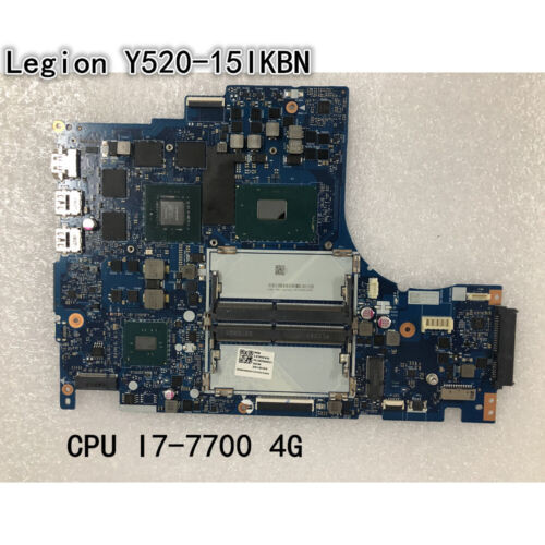 Orig Motherboard For Lenovo Y520 Y520-15Ikbn Nm-B191 I7-7700Hq 4G Swg 5B20N00280