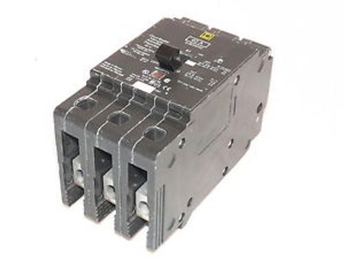 Used Square D EJB34015 EJB 3 pole 15 amp 480 Volt Circuit Breaker