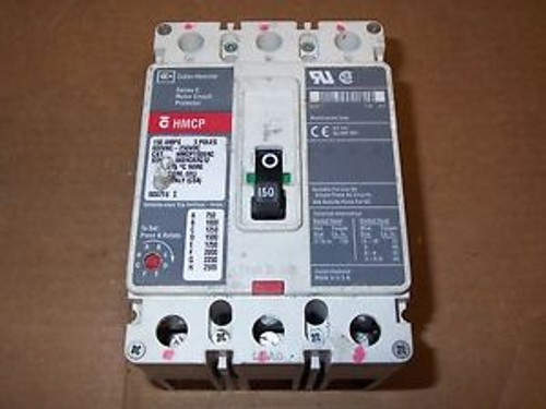 Cutler Hammer  HMCP HMCP150U4C 3 pole 150 amp breaker chipped