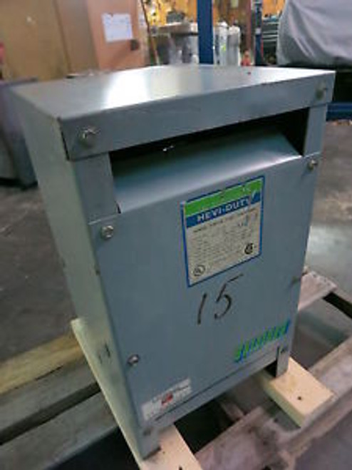 GS Hevi-Duty 15 kVA 240 x 480 to 120/240 S5H15S Single Phase Transformer 15kVA V