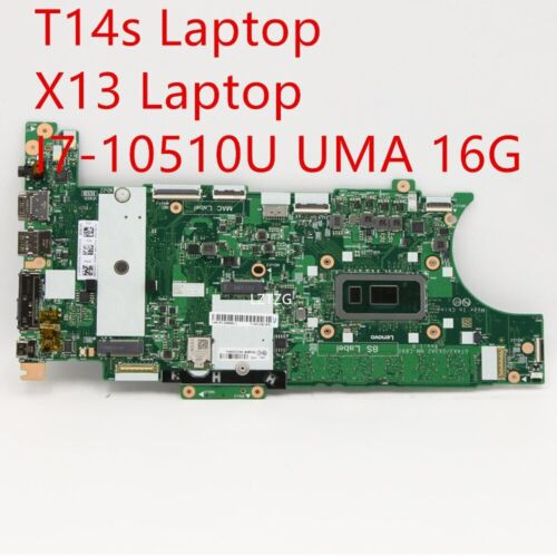 Motherboard For Lenovo Thinkpad T14S/X13 Laptop I7-10510U Uma 16G 5B20Z45806