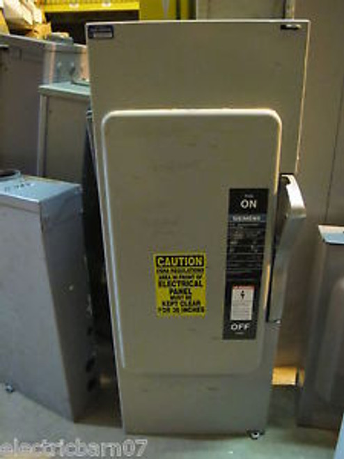 Siemens SN424 200 Amp, 240 Volt, Fusible, Nema 1 Disconnect
